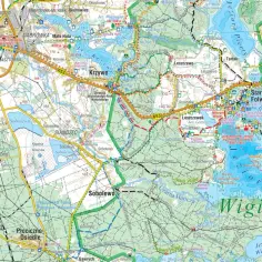 Mapa Suwalszczyzny: zobacz Wigierski Park Narodowy, jeziora, muzea i szlaki rowerowe Green Velo.