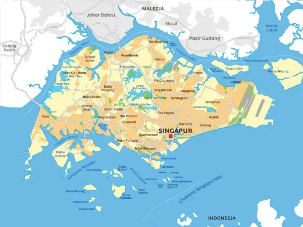 Singapur - Gdzie leży? Mapa, klimat i strategiczne położenie