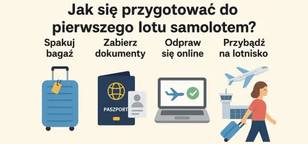Pierwszy lot samolotem - Jak uniknąć błędów i stresu?