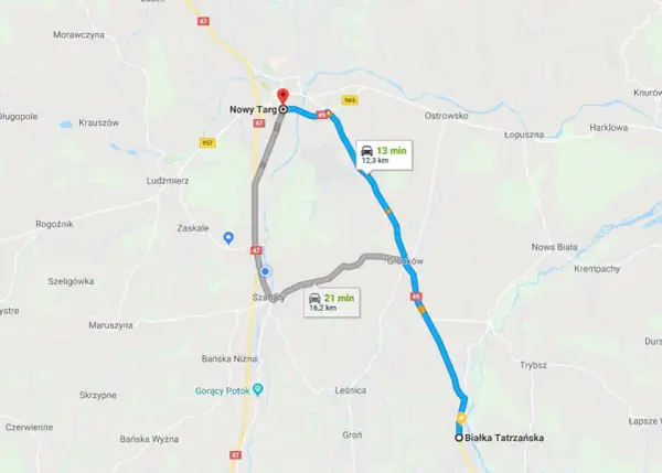 Jak dojechać do Białki Tatrzańskiej pociągiem? Sprawdź trasy i rozkłady jazdy